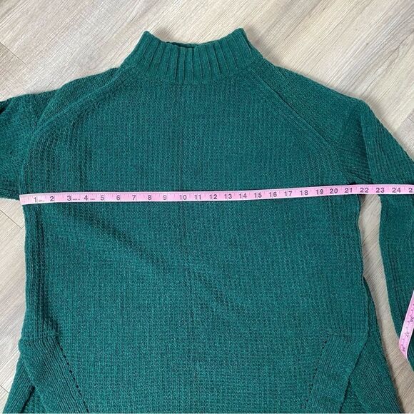 A NEW DAY | Set of 2 Oversized Chenille Split Seam Sweaters Teal Green Size M - Picture 8 of 10